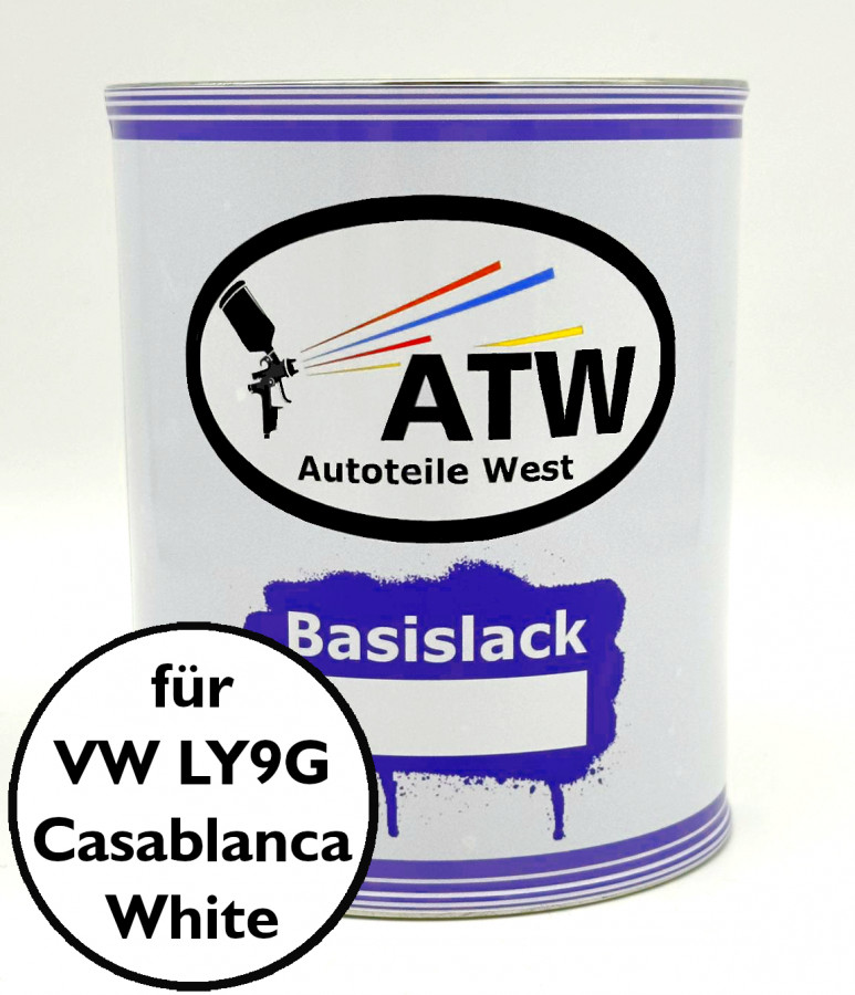 Autolack für VW LY9G Casablanca White